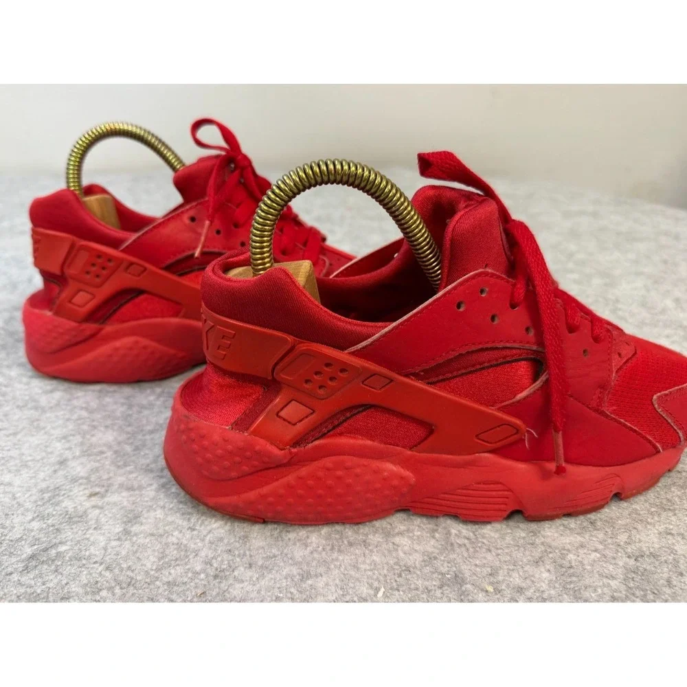 Nike Huarache Run Low Triple Red Youth Size 7 - Picture 7 of 10